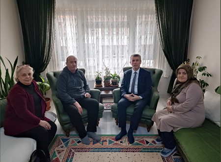 Akdere Mahallesi Muhtarımız Nizam Açıkgöz’e Geçmiş Olsun Ziyareti
