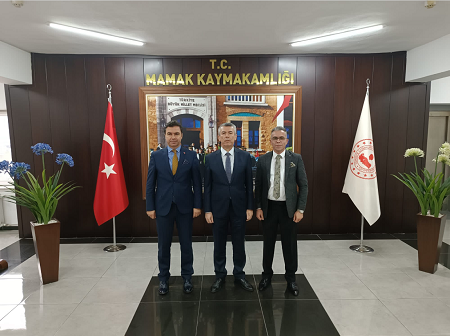 Ankaran Batı Adliyesi Cumhuriyet Başsavcısı ve Ankara Batı Adliyesi Cumhuriyet Başsavcı Vekili, Kaymakamımız Sn Ali Sırmalı’ya Ziyarette Bulundular.