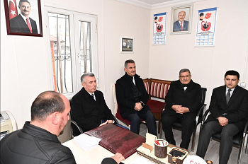 Ekin Mahallesi Muhtarımız Muhsin Şahinkaya’yı Ziyaret