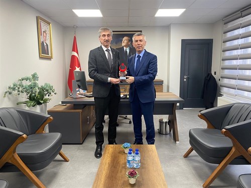 Kaymakamımız Sayın Ali Sırmalı, Türk Diyanet Vakıf-Sen Genel Başkanı ve Başkan Yardımcısını Makamında Ağırladı