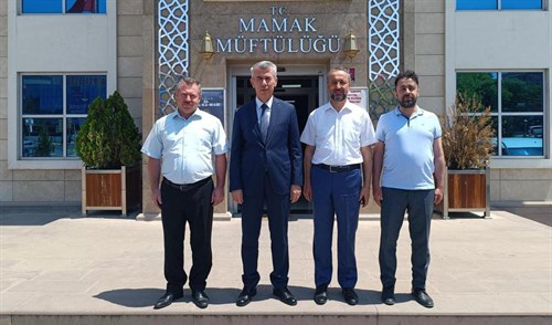 Kaymakamımız Sayın Ali Sırmalı'dan İlçe Müftülüğümüze Veda Ziyareti